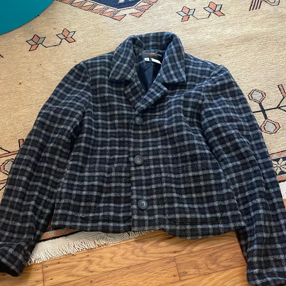 Vintage women's plaid jacket